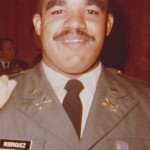 Lt. Col. Rodriguez as a second lieutenant in the U.S. Army in 1978.
